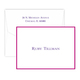 Bordered Folded Note Cards in Color of Your Choice Image 4 of 4